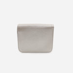 Billetera sira de cuero para mujer - Champaña