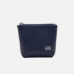 Monedero pamela de cuero para mujer - Negro