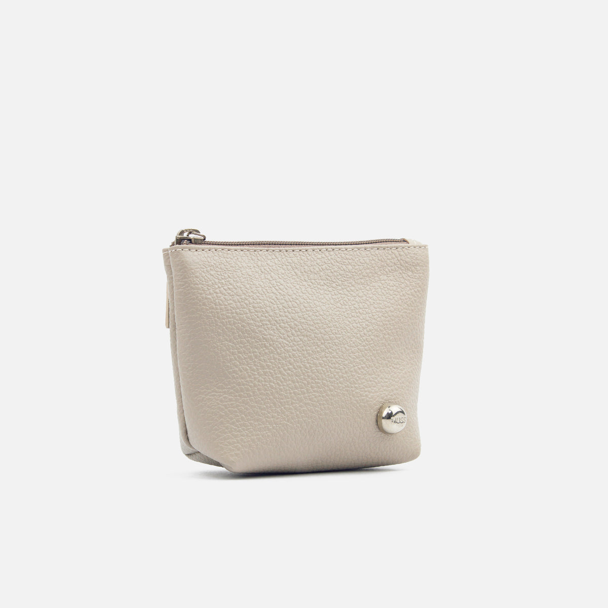 Monedero pamela de cuero para mujer - Taupe