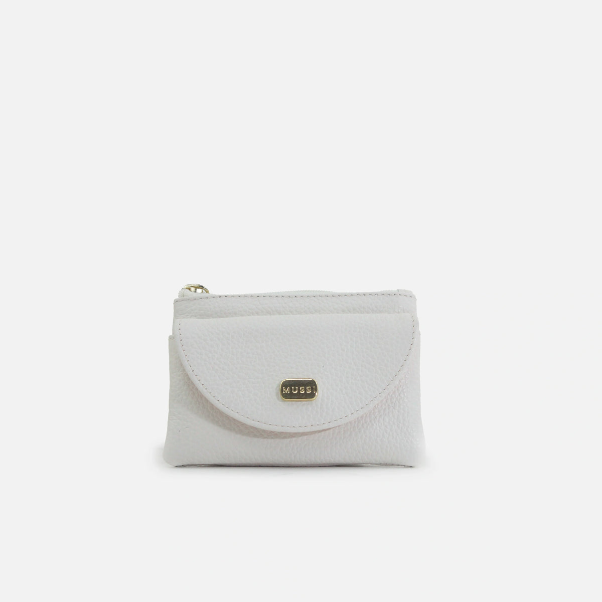 Monedero cabo de cuero para mujer - Blanco