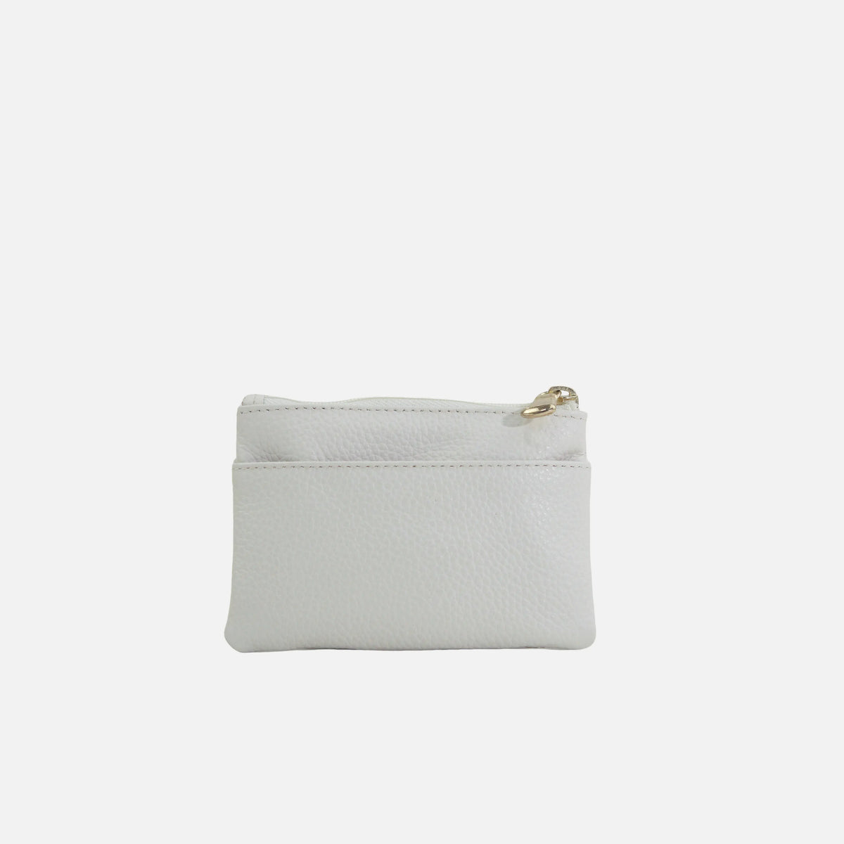 Monedero cabo de cuero para mujer - Blanco