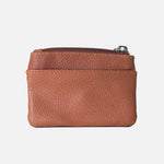 Monedero cabo de cuero para mujer - Miel