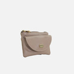 Monedero cabo de cuero para mujer - Taupe