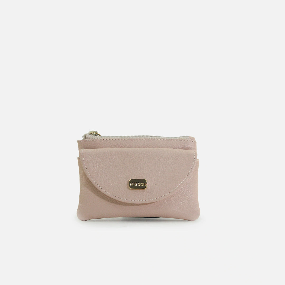 Monedero cabo de cuero para mujer - Nude