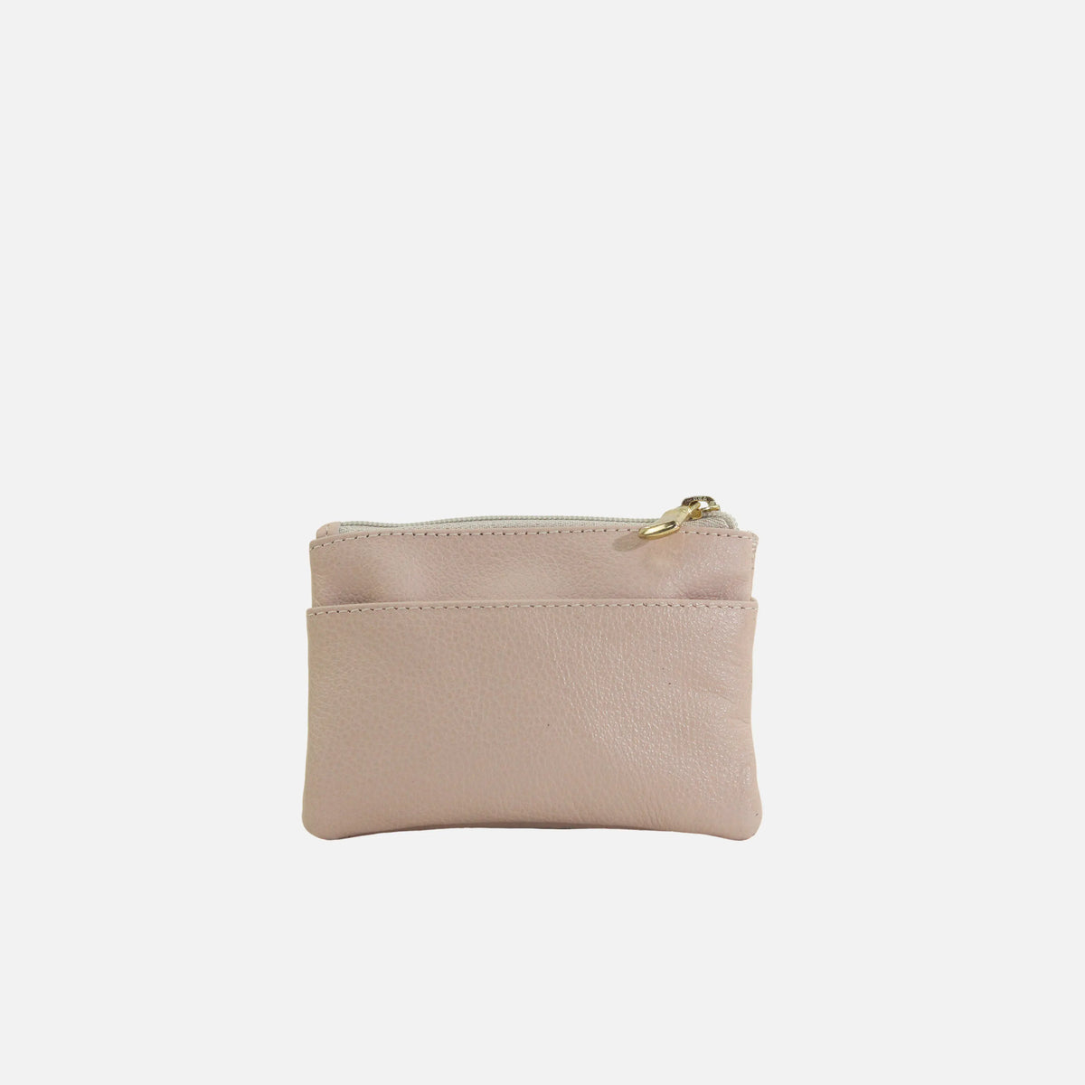 Monedero cabo de cuero para mujer - Nude