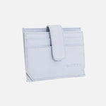 Tarjetero menina de cuero para mujer - Blanco