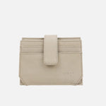 Tarjetero menina de cuero para mujer - Beige