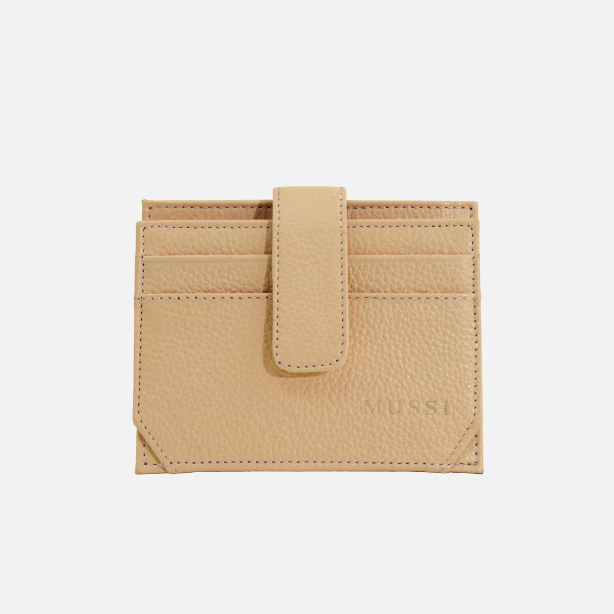 Tarjetero menina de cuero para mujer - Amarillo