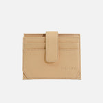 Tarjetero menina de cuero para mujer - Amarillo