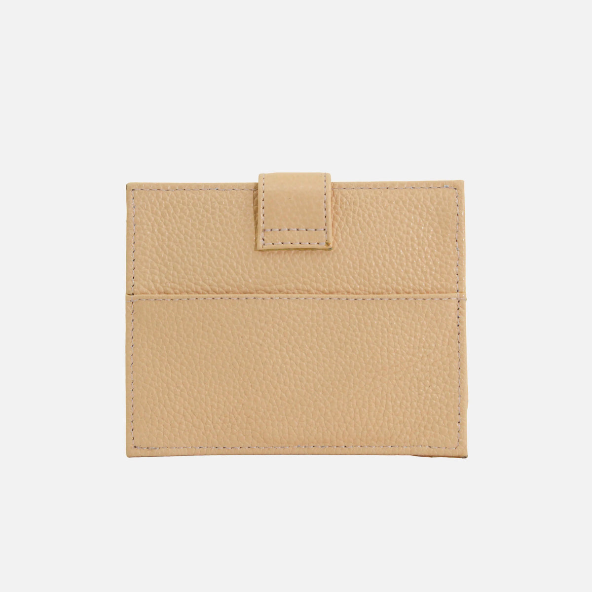 Tarjetero menina de cuero para mujer - Amarillo