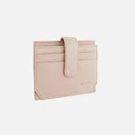 Tarjetero menina de cuero para mujer - Rosado