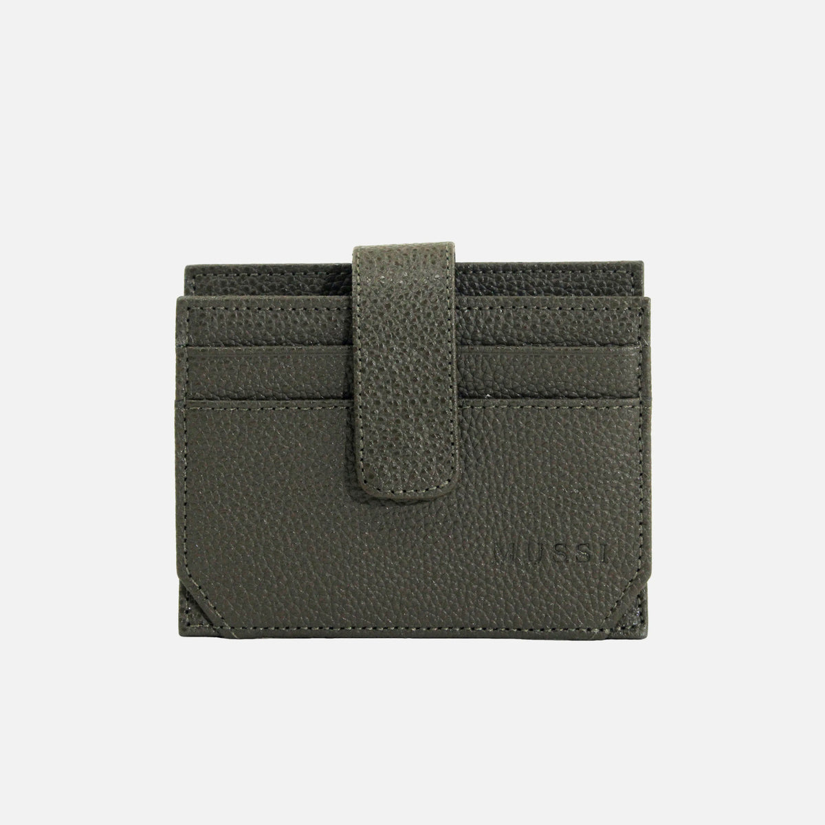 Tarjetero menina de cuero para mujer - Verde