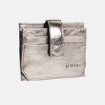 Tarjetero menina de cuero para mujer - Bronce