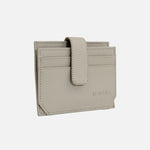 Tarjetero menina de cuero para mujer - Taupe