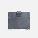 Tarjetero menina de cuero para mujer - Plateado