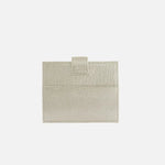 Tarjetero menina de cuero para mujer - Oro