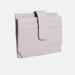 Tarjetero menina de cuero para mujer - Rosado