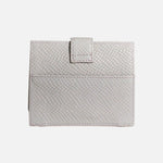 Tarjetero menina de cuero para mujer - Hueso