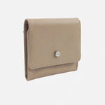 Monedero olivia de cuero para mujer - Taupe