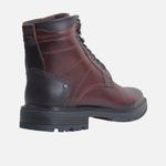Botin tractorado marcelo de cuero para hombre - Brandy