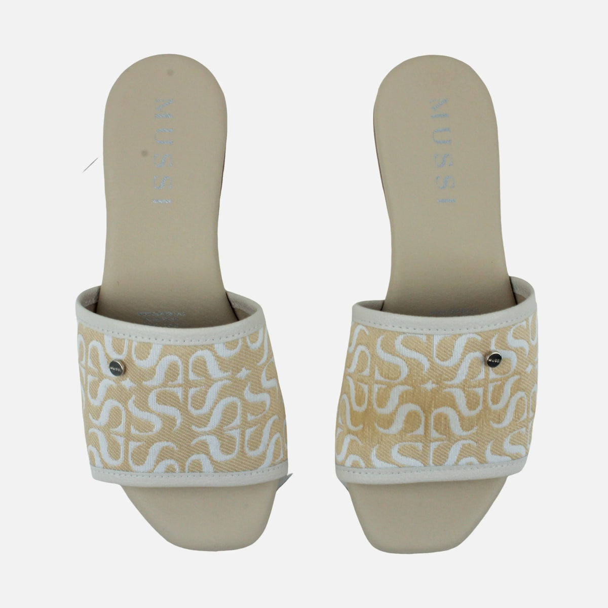 Sandalia plana kira de sintético para mujer - Beige