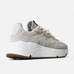 Tenis con plataforma keita de textil para mujer - Beige