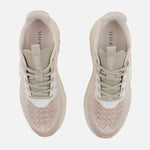 Tenis con plataforma lume de textil para mujer - Beige