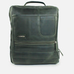 Morral alan de cuero para hombre - Verde
