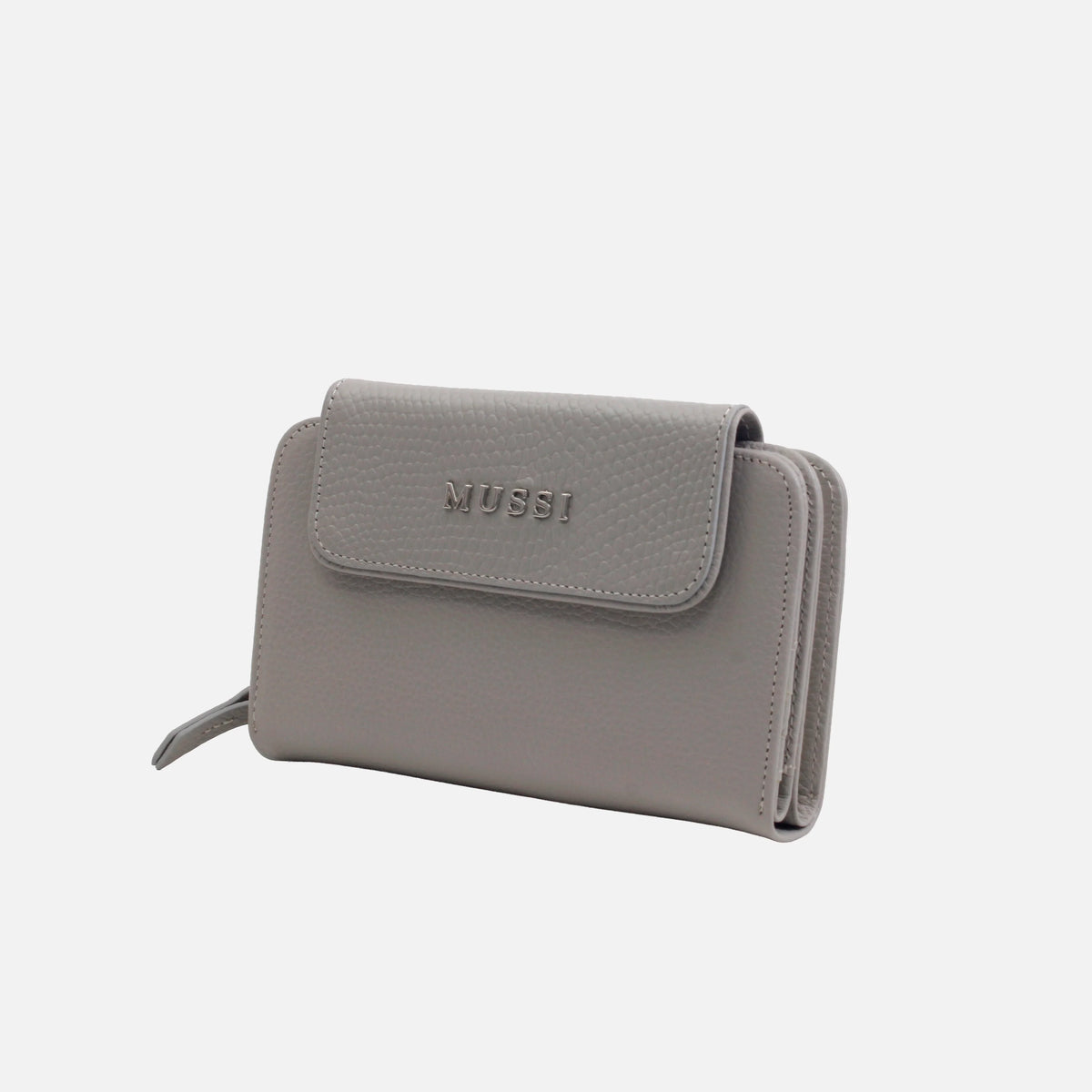 Billetera ambar de cuero para mujer - Hueso