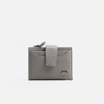 Billetera deneb de cuero para mujer - Gris