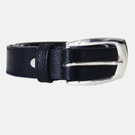 Correa gema de cuero para mujer - Negro