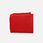 Billetera haru de cuero para mujer - Rojo