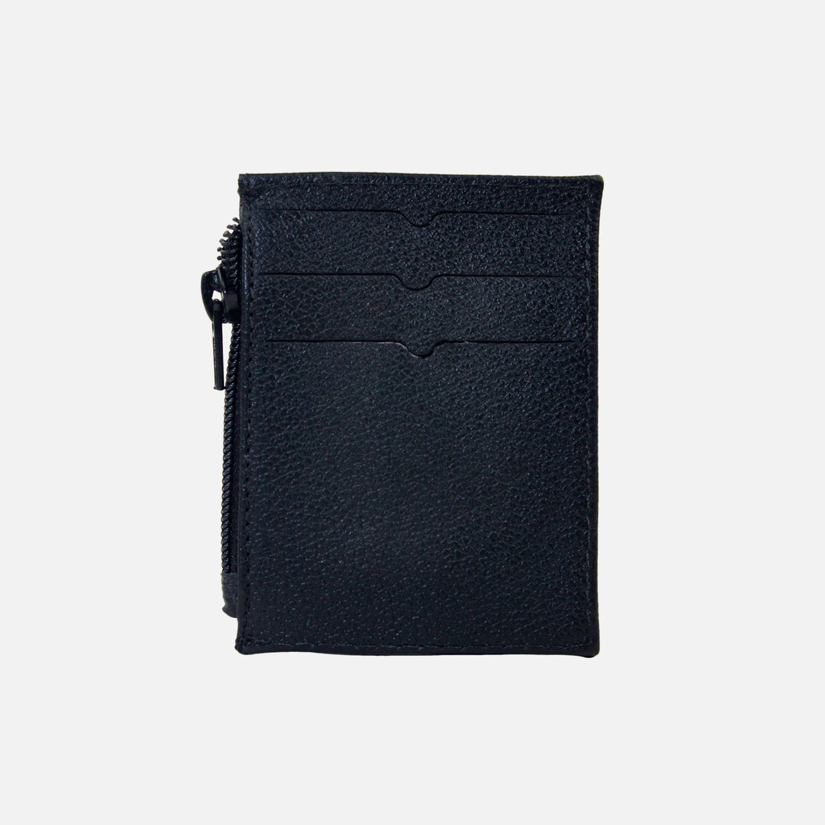 Tarjetero miren de cuero para mujer - Negro
