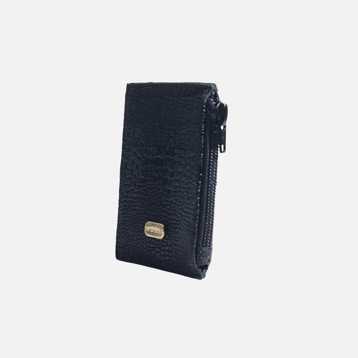 Tarjetero miren de cuero para mujer - Negro