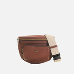 Canguro lotus de cuero para mujer - Miel