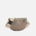 Canguro lotus de cuero para mujer - Taupe