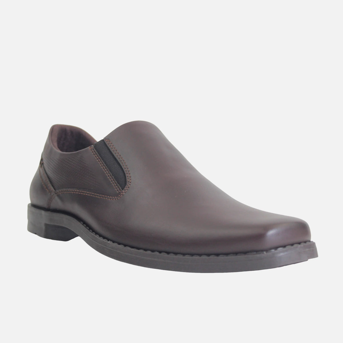 Mocasin plano tyr de sintético para hombre - Café