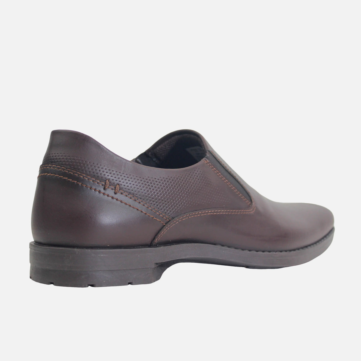 Mocasin plano tyr de sintético para hombre - Café