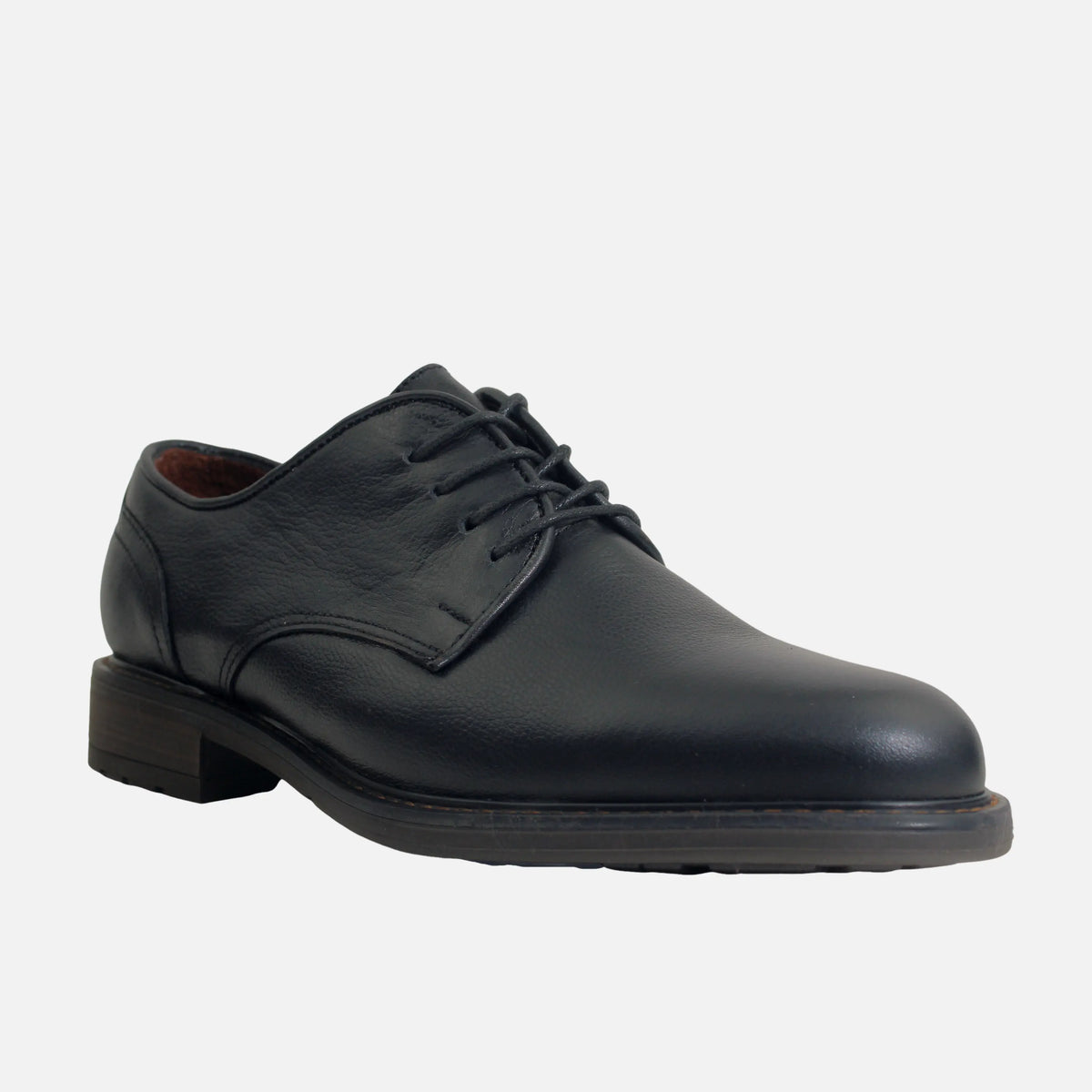 Tenis franco de cuero para hombre - Negro