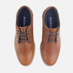 Tenis rahman de cuero para hombre - Brandy