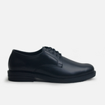 Tenis ares de cuero para hombre - Negro