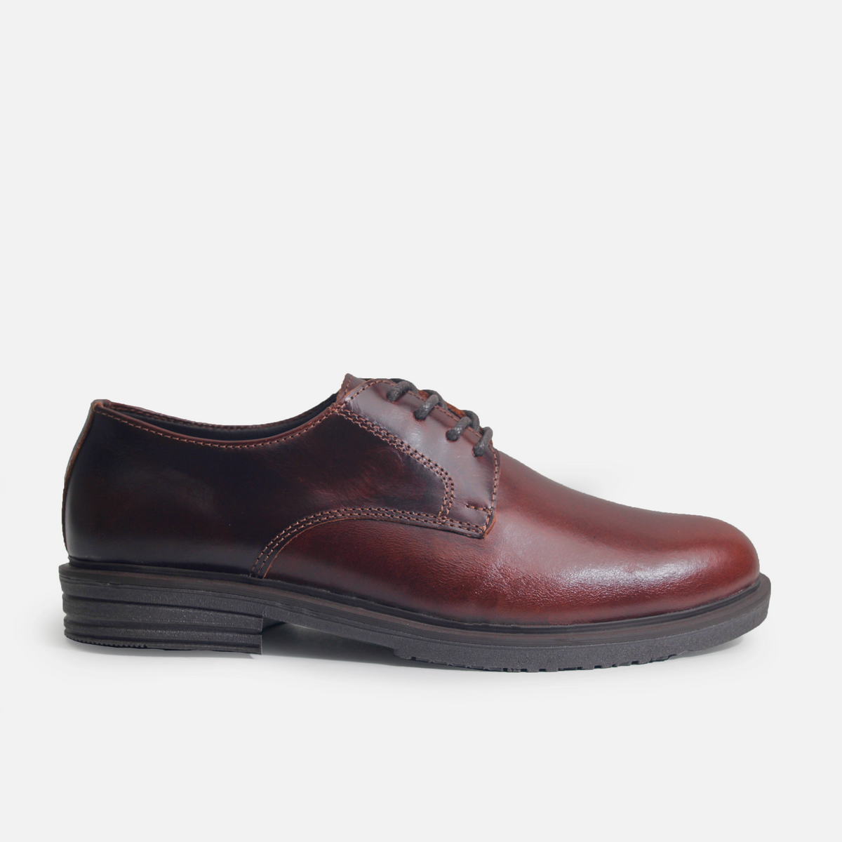 Tenis ares de cuero para hombre - Café