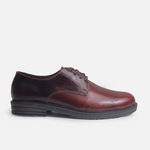 Tenis ares de cuero para hombre - Café