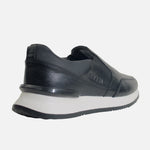 Mocasin plataforma maximilio de cuero para hombre - Negro