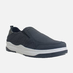 Mocasin plataforma darel de sintético para hombre - Negro