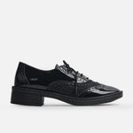 Mocasin plano brisa de sintético para mujer - Negro