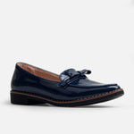 Mocasin plano selene de sintético para mujer - Azul