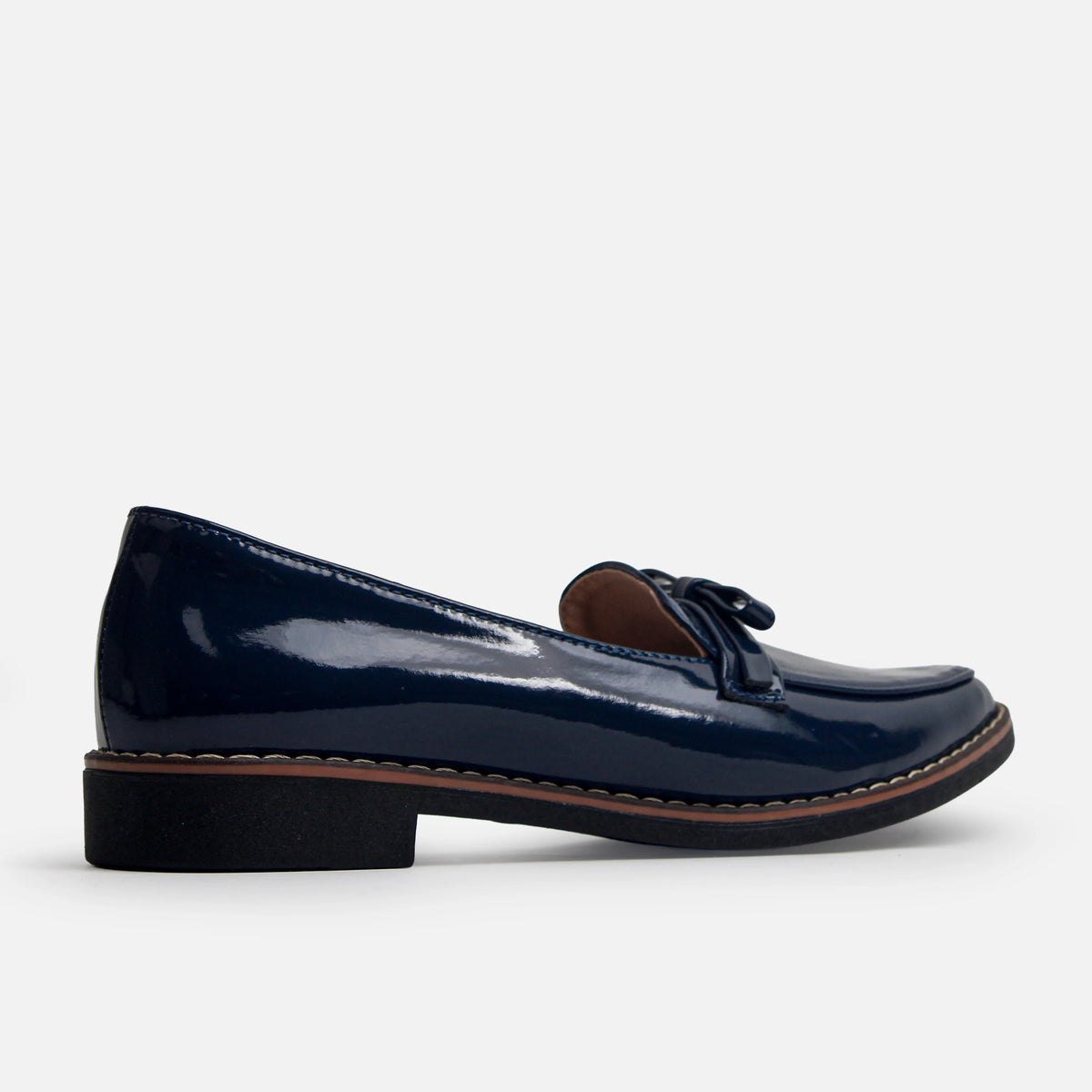 Mocasin plano selene de sintético para mujer - Azul