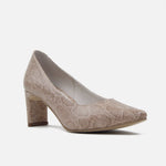 Tacones shaba de sintético para mujer - Beige