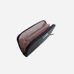 Billetera deev de cuero para mujer - Negro